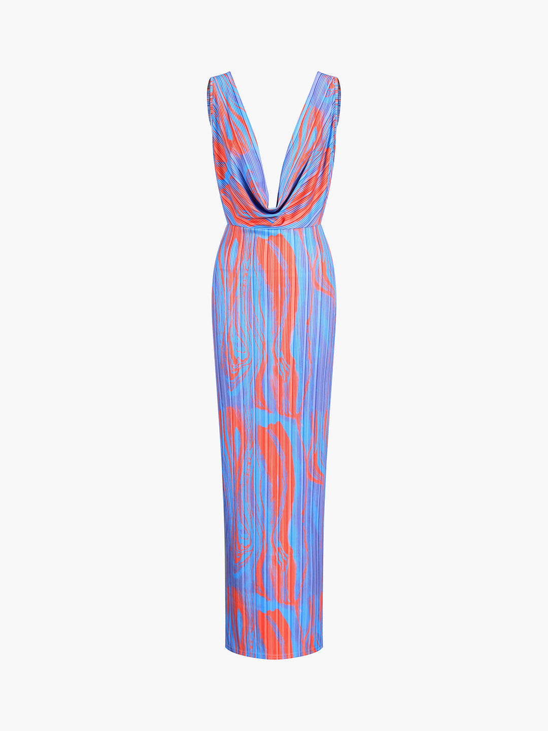 W&W Mode | Flaming Passions Rundhalsausschnitt Lange Kleid