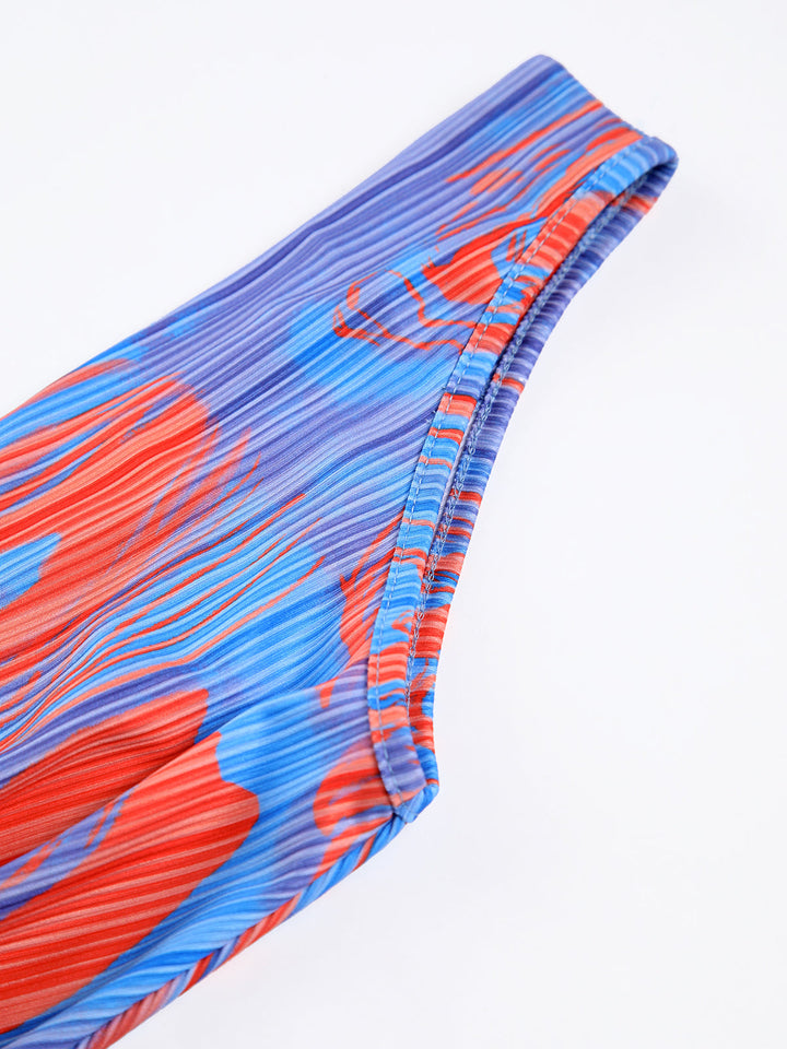 W&W Mode | Flaming Passions Rundhalsausschnitt Lange Kleid