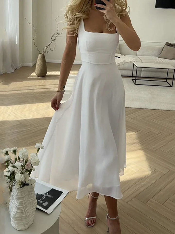 W&W Mode | Elegantes A-Linie Midikleid Zeitlose Raffinesse