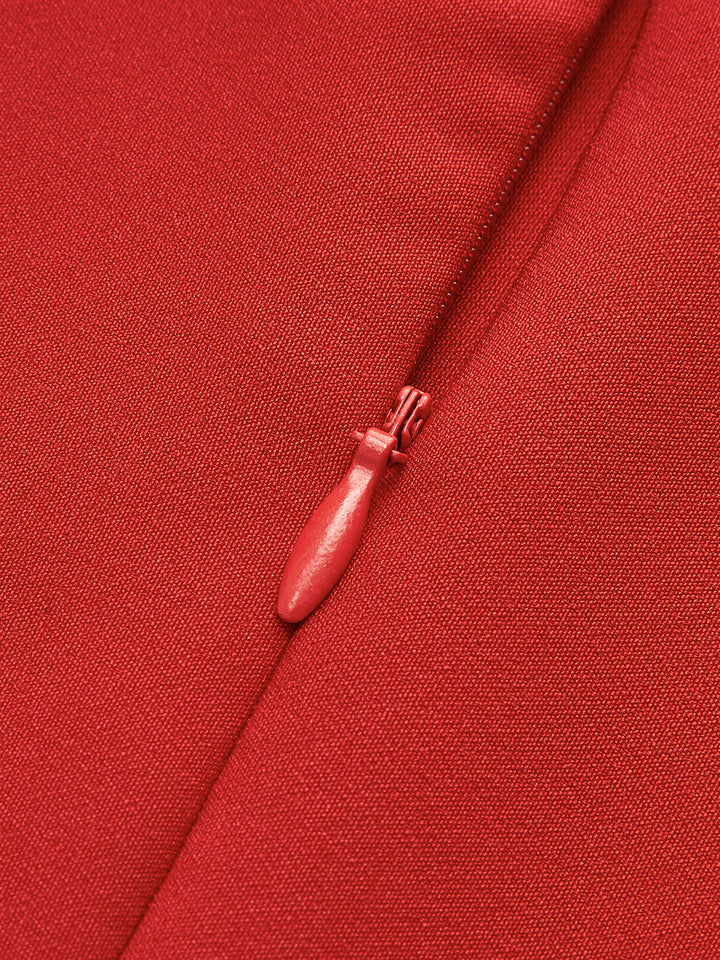 W&W Mode | Minimalistische Schlichte Gesäßausschnitt Kleid