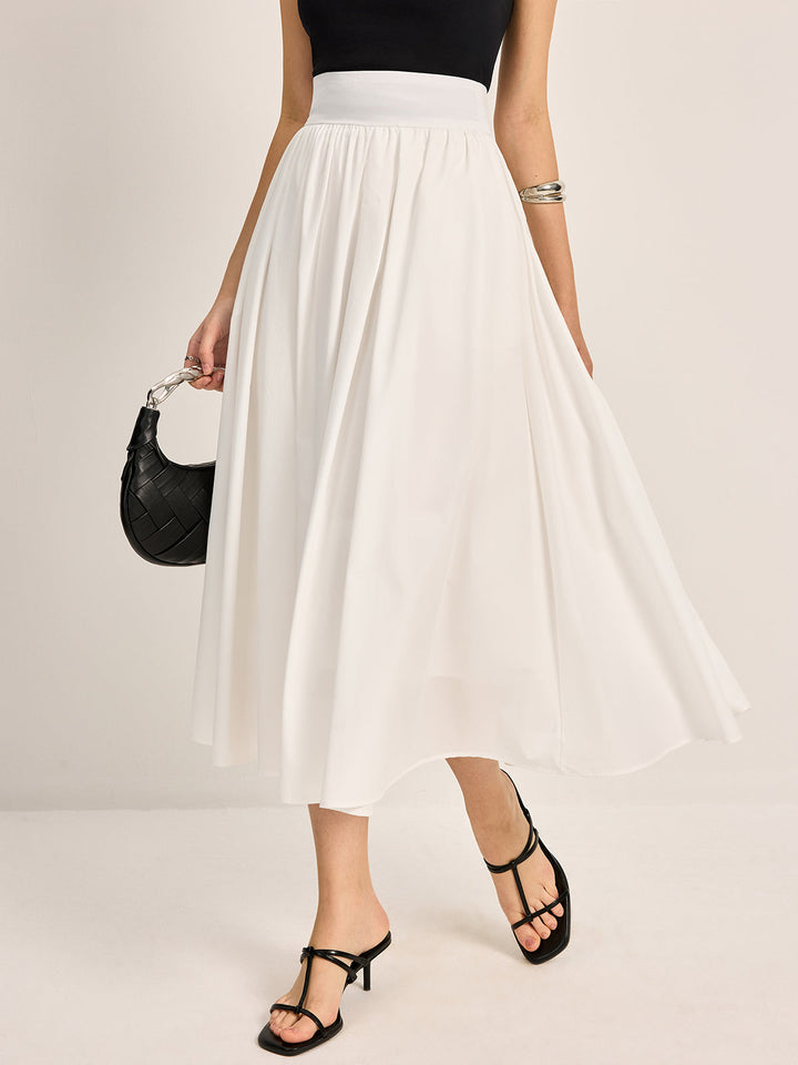 W&W Mode | Eleganter A-linien Plissee Rock