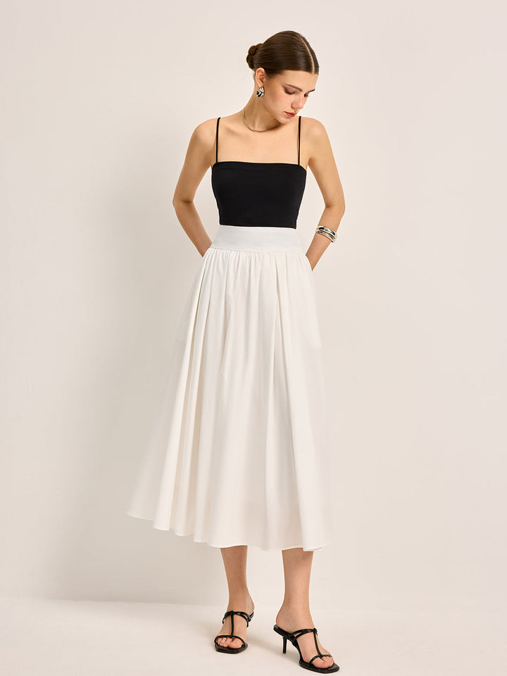 W&W Mode | Eleganter A-linien Plissee Rock