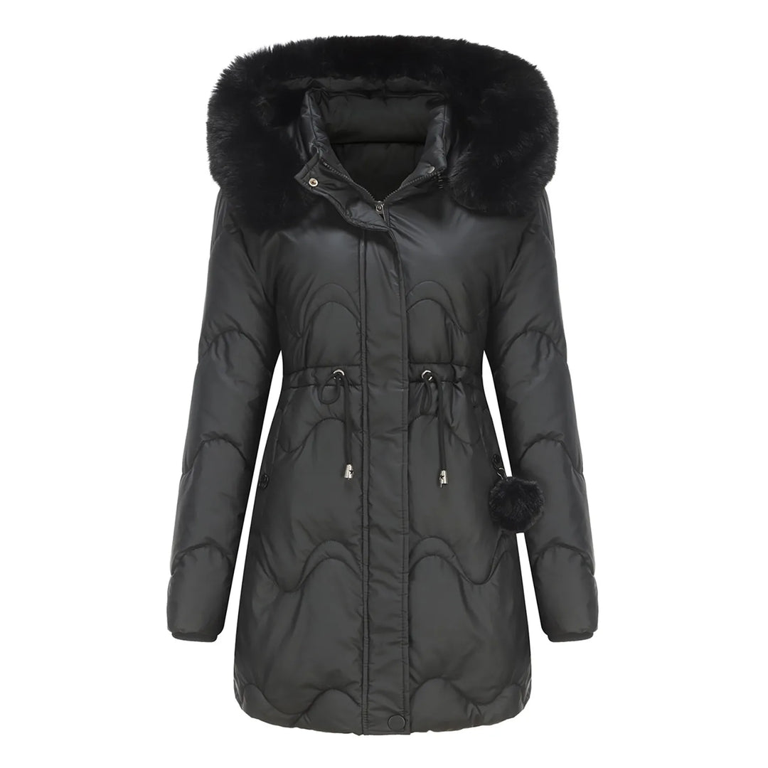 W&W Mode - Wattierte Winterjacke mit flauschigem Kragen