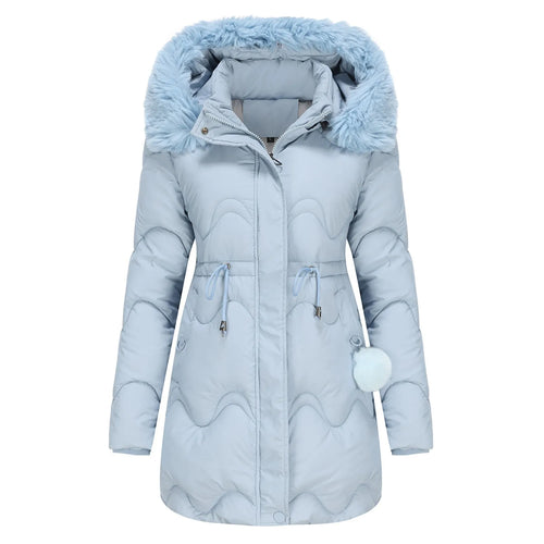 W&W Mode - Wattierte Winterjacke mit flauschigem Kragen