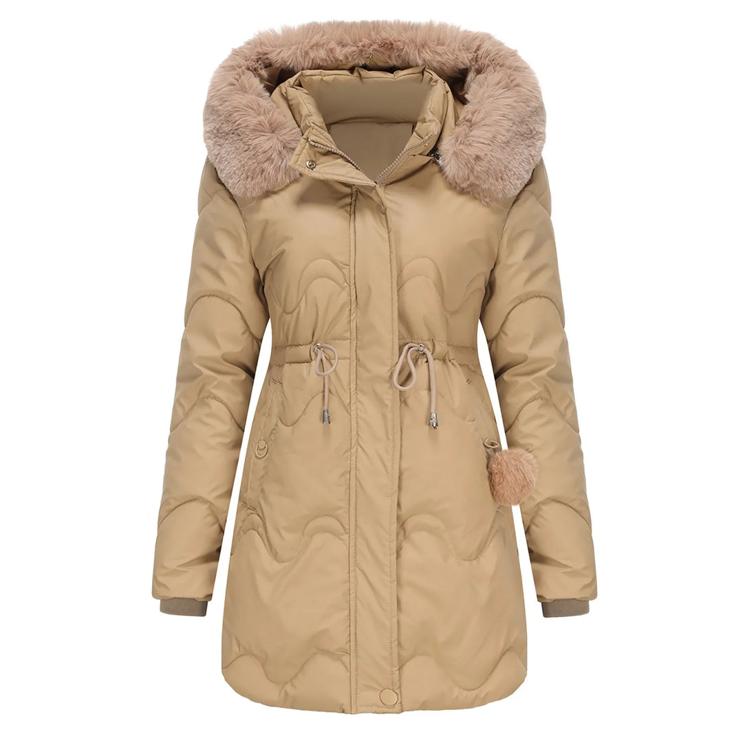 W&W Mode - Wattierte Winterjacke mit flauschigem Kragen