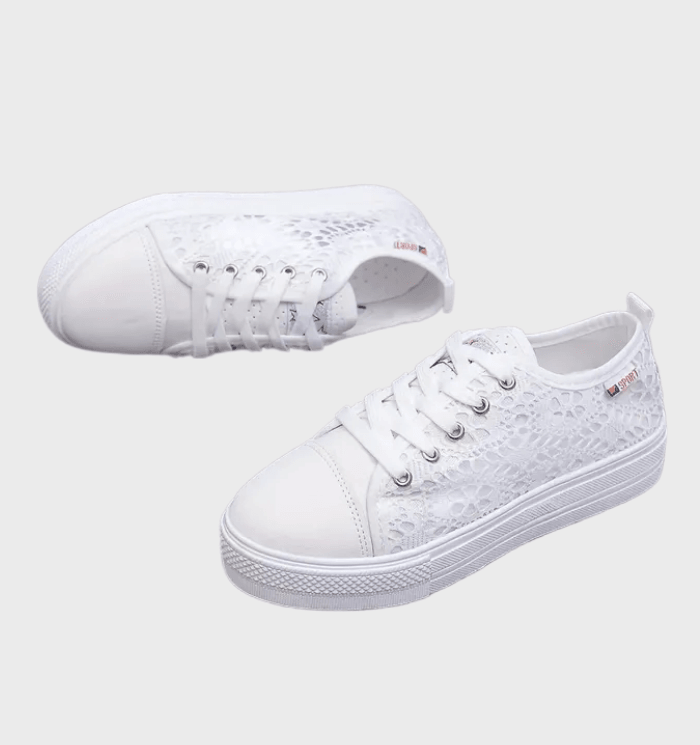 W&W Mode | Stylische Niedrig Geschnittene Schnürsneakers mit Seitlichen Details und Sicherer Passform