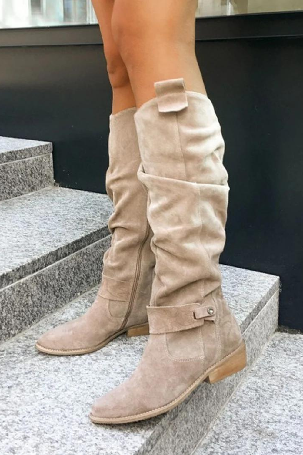 W&W Mode - Wildleder Stiefel