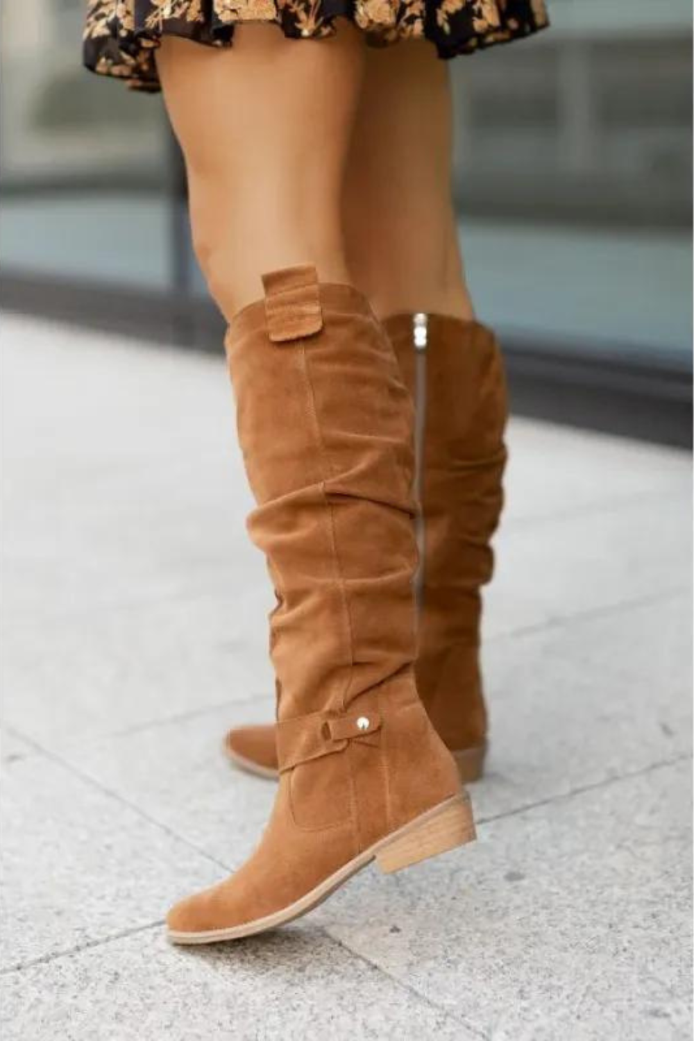 W&W Mode - Wildleder Stiefel