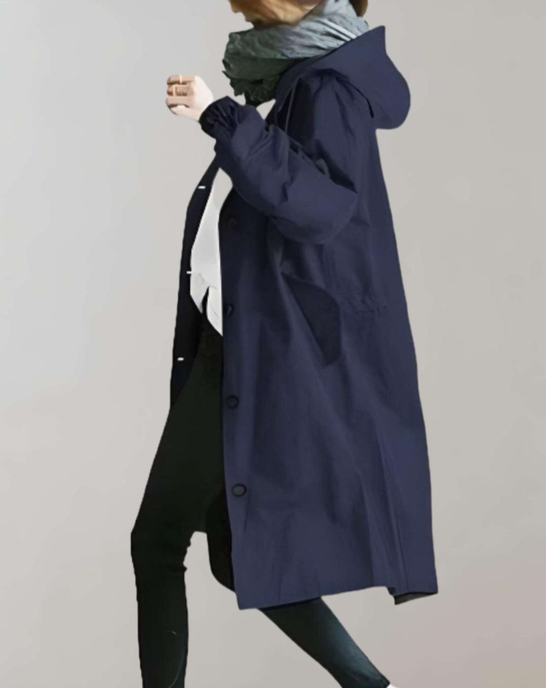 W&W Mode | Warmer Trenchcoat Mit Kapuze