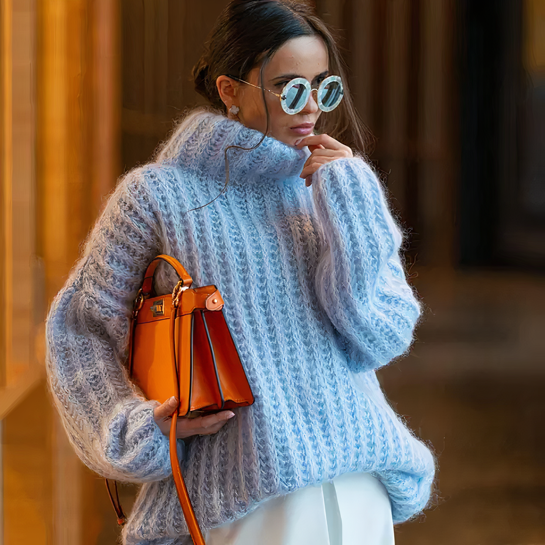 W&W Mode - Vintage Fluffy Strickpullover