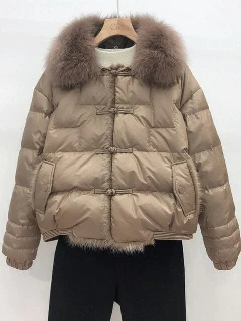 W&W Mode | Hyggeligt Warm Locker Pufferjacke