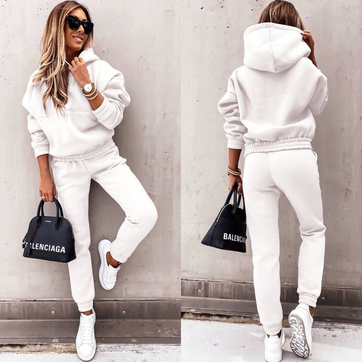 W&W Mode | Set - bequemer Damen Jogginganzug mit Kapuze