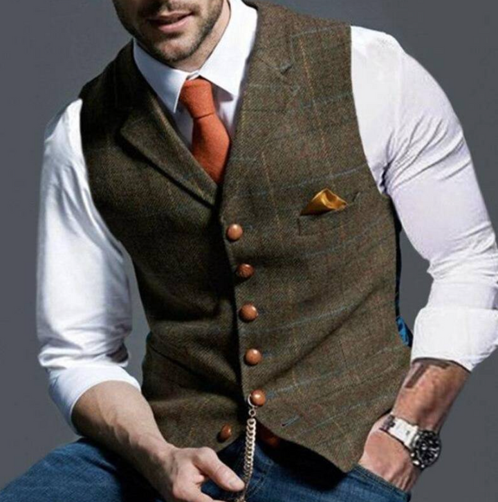 Vintage-Weste mit klassischem Stil