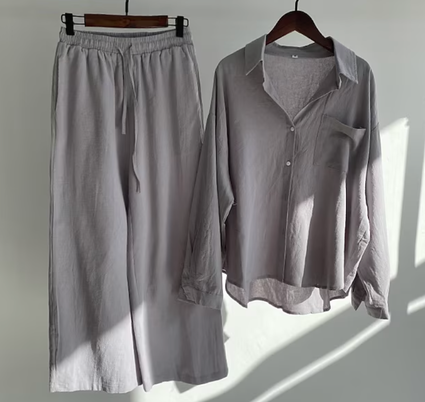 W&W Mode | Stilvolles Leinen-Sommer-Set