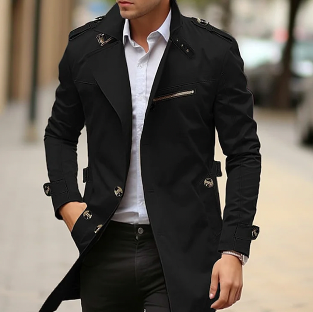 W&W Mode | Eleganter Frühlings Trenchcoat Für Herren