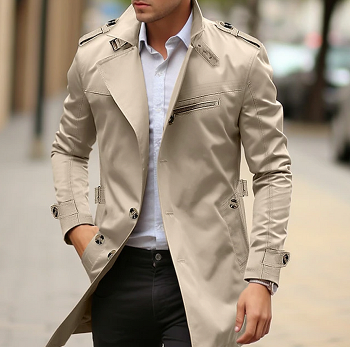 W&W Mode | Eleganter Frühlings Trenchcoat Für Herren
