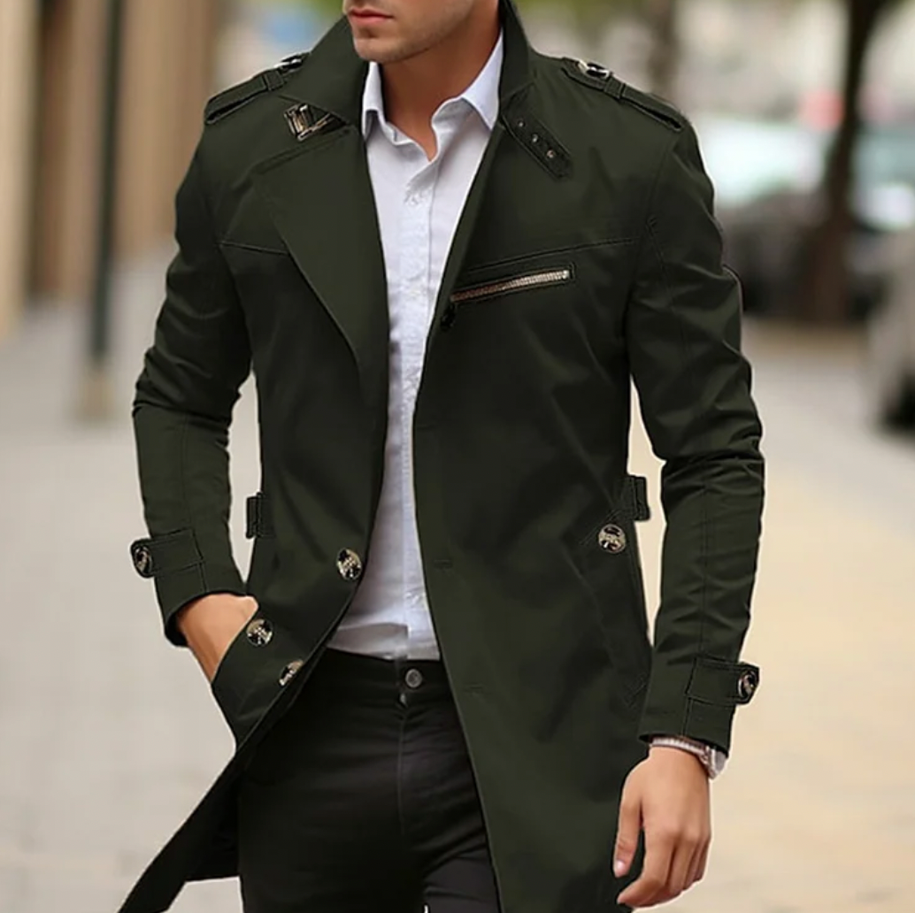 W&W Mode | Eleganter Frühlings Trenchcoat Für Herren
