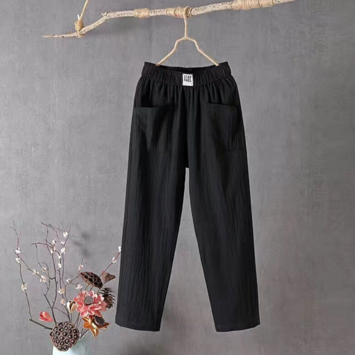 W&W Mode | Luftige Leinenhosen Mit Elastischem Bund Für Damen