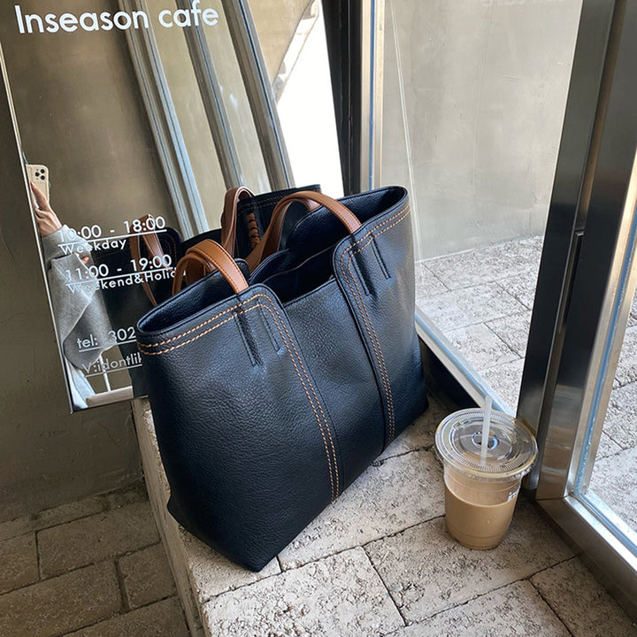 Damen Tragetasche in Khaki oder Schwarz