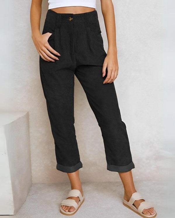 W&W Mode | Stilvolle Cord-Hose mit Relaxed Fit für Damen