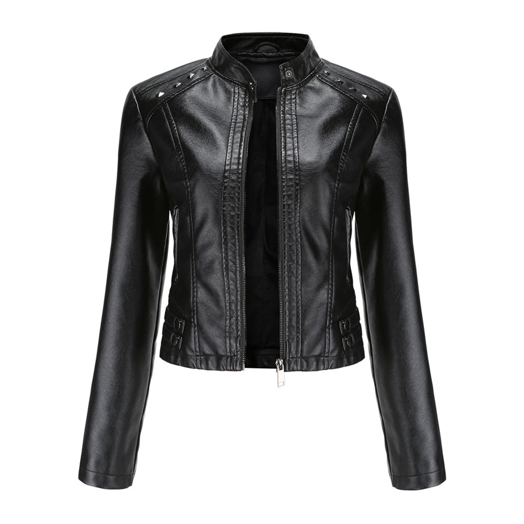 W&W Mode | Elegante Lederjacke mit einzigartigen Details für Damen
