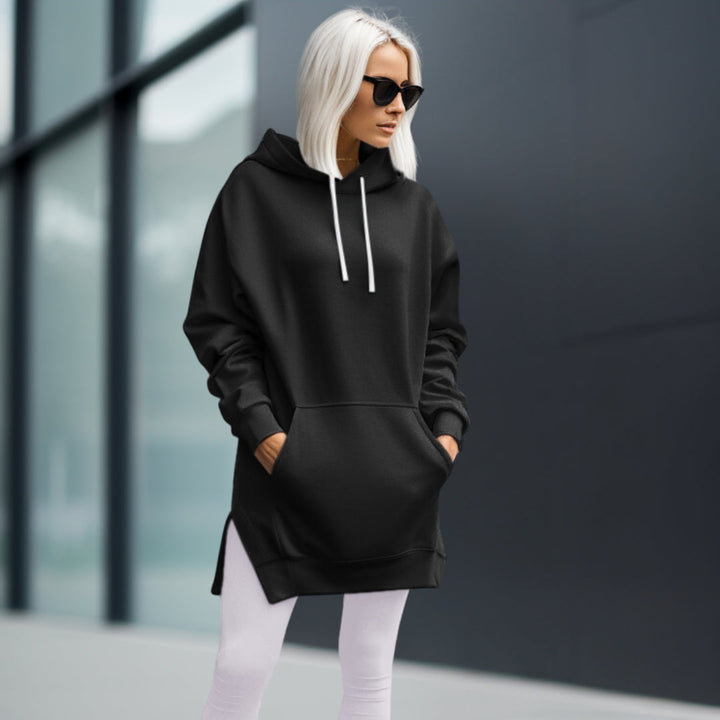 W&W Mode | Elegantes Oversized-Kleid mit Kapuze