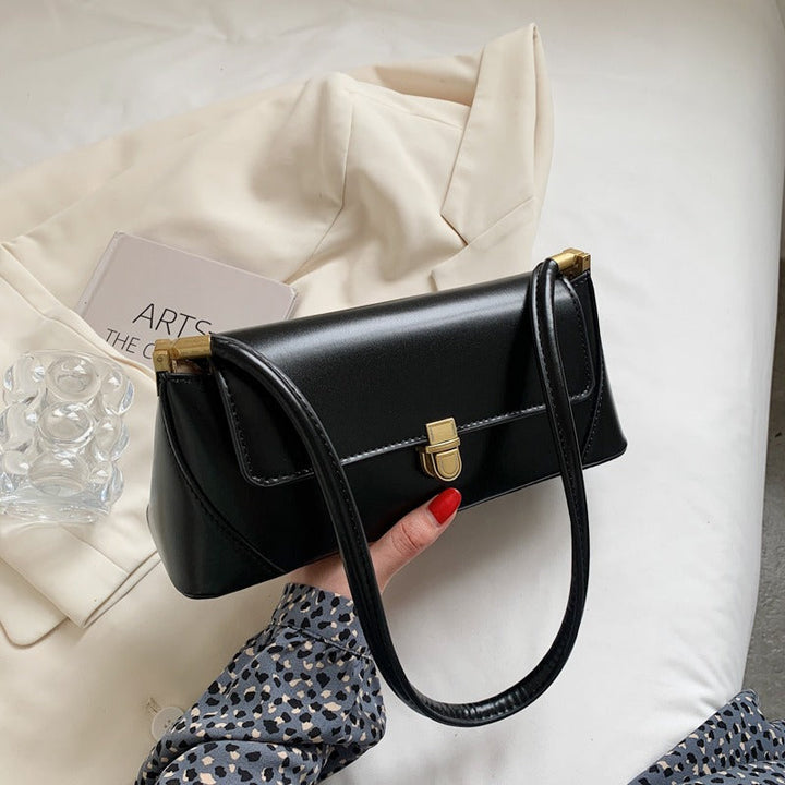 W&W Mode - Klassische Baguette-Schultertasche im Vintage-Stil