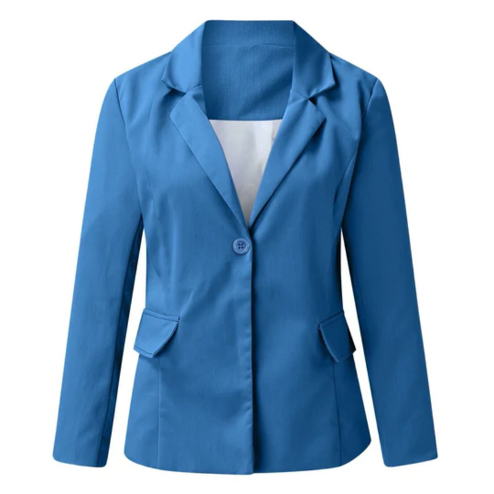 W&W Mode | Einreihiger Blazer Mit Klassischem Revers Für Frauen
