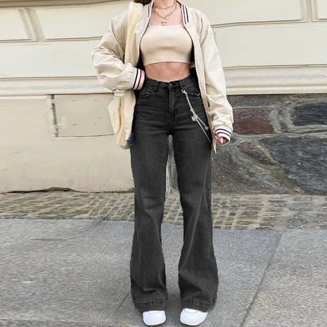 W&W Mode - Sommer Damenjeans mit mittelhoher Taille