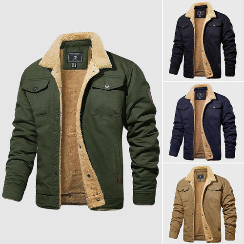 W&W Mode | Herren Lange Ärmel Urban Revers Jack Stilvoll Und Bequem Für Jeden Tag