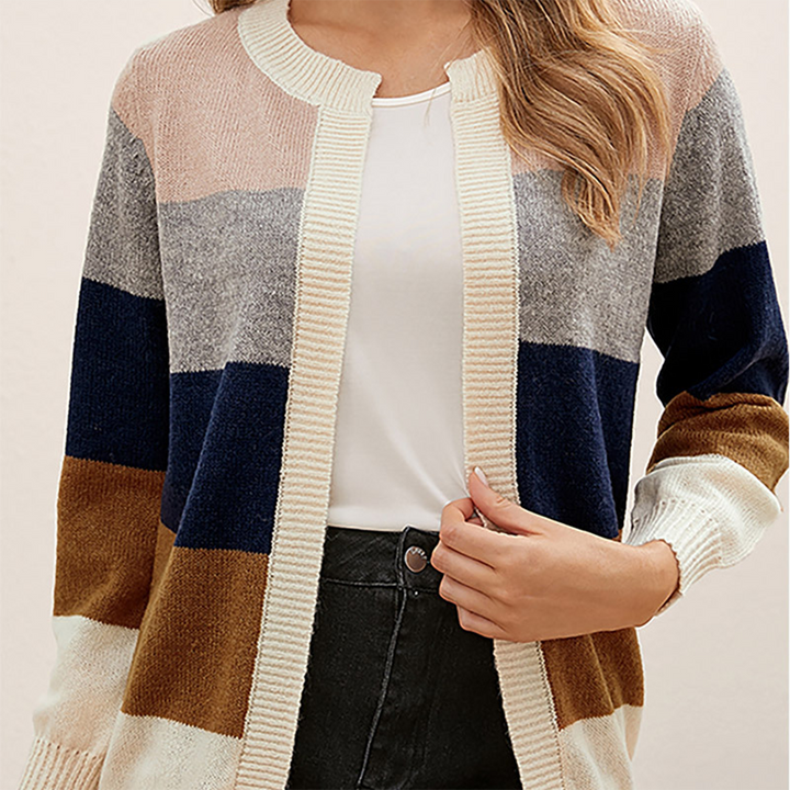 W&W Mode Bequemer Offener Cardigan: Mit Langen Ärmeln
