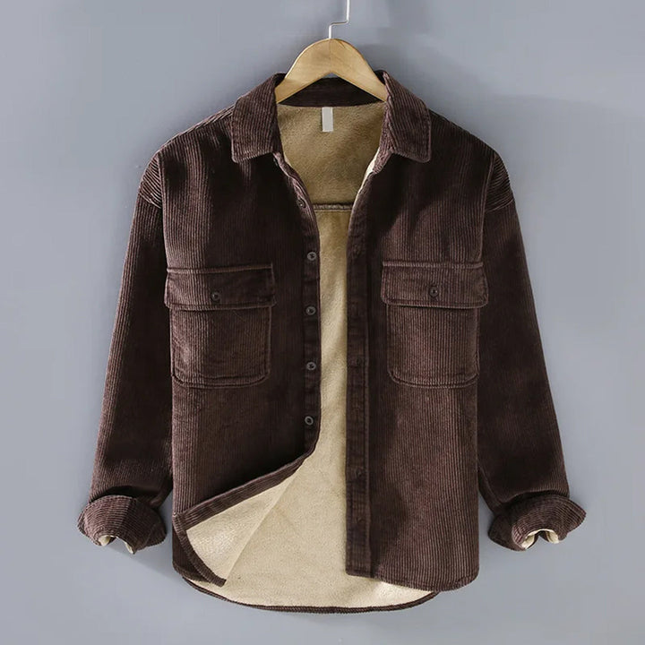 W&W Mode | Langärmelig Kordjacke Mit Taschen