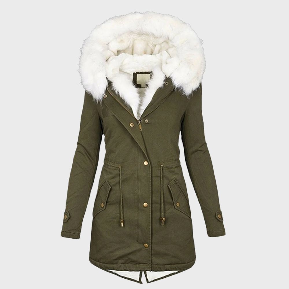 und warme Winterjacke