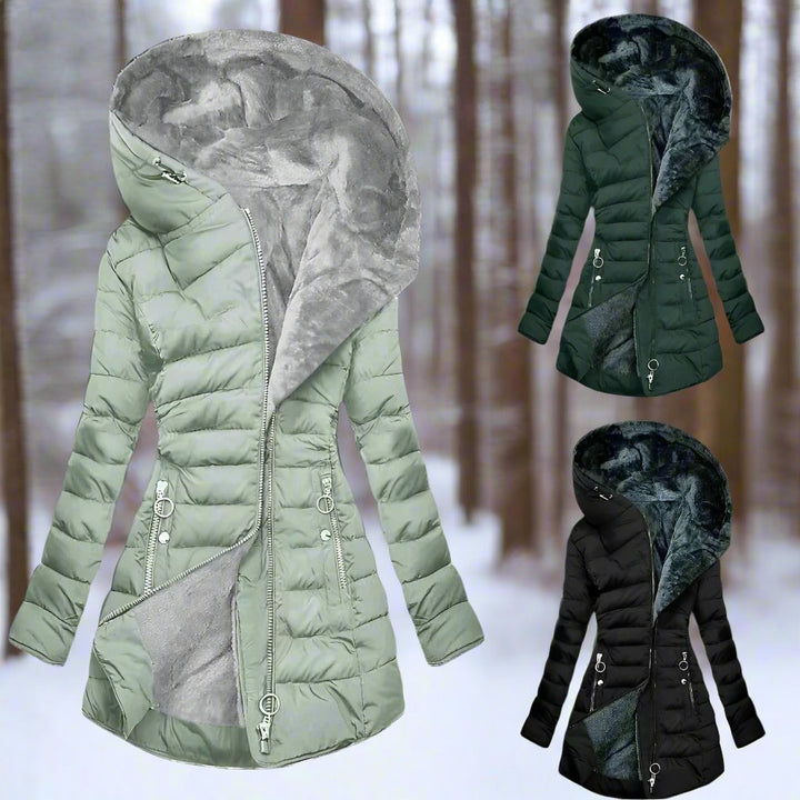 W&W Mode | Warme Plüschjacke Mit Reißverschluss