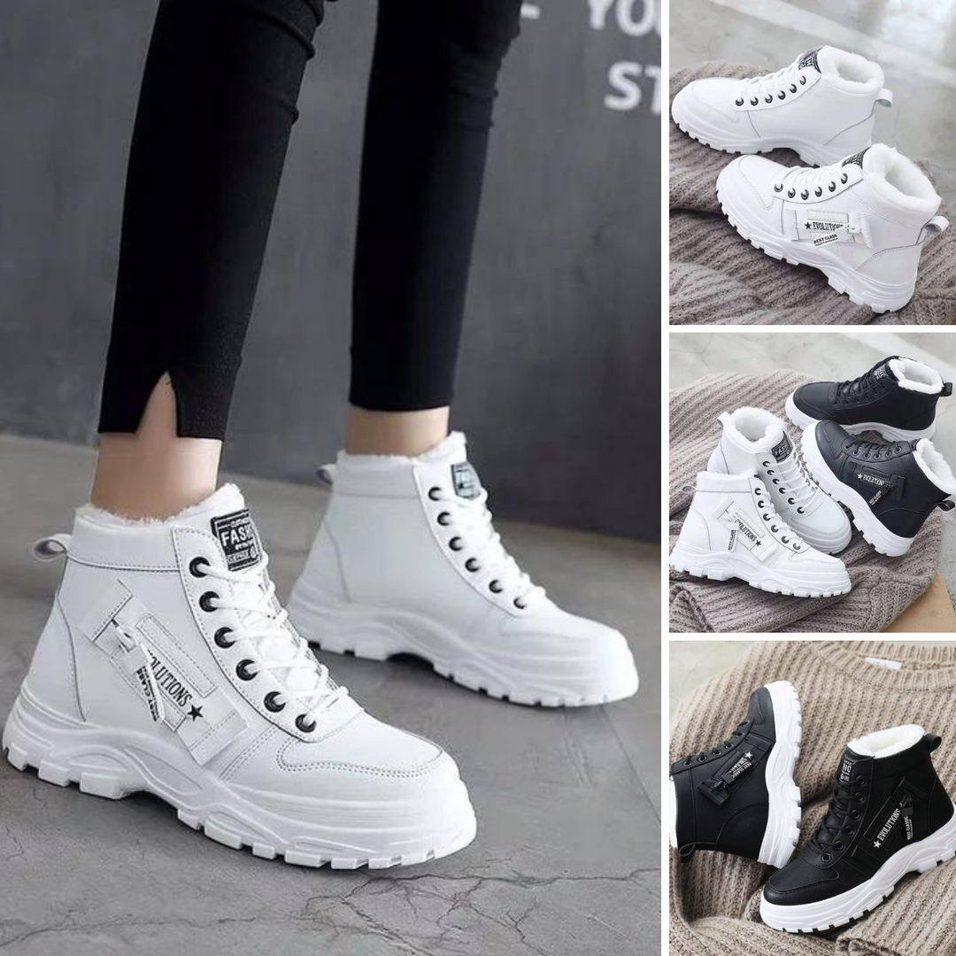 W&W Mode - Stilvolle, wasserdichte Winterstiefel