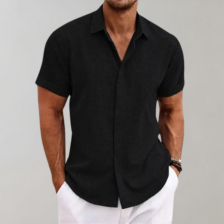 W&W Mode | Einfarbiges Poloshirt für Männer