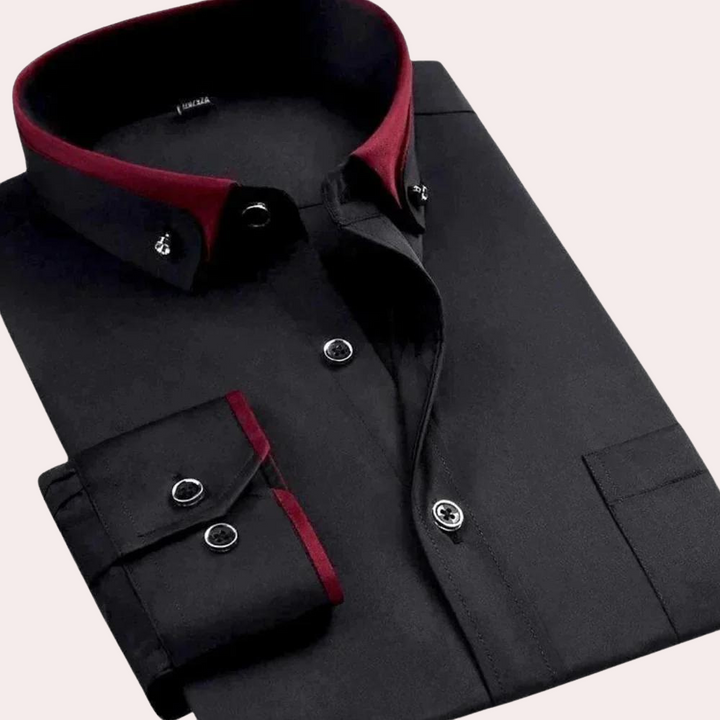 W&W Mode | Elegantes Herrenhemd mit Knöpfen
