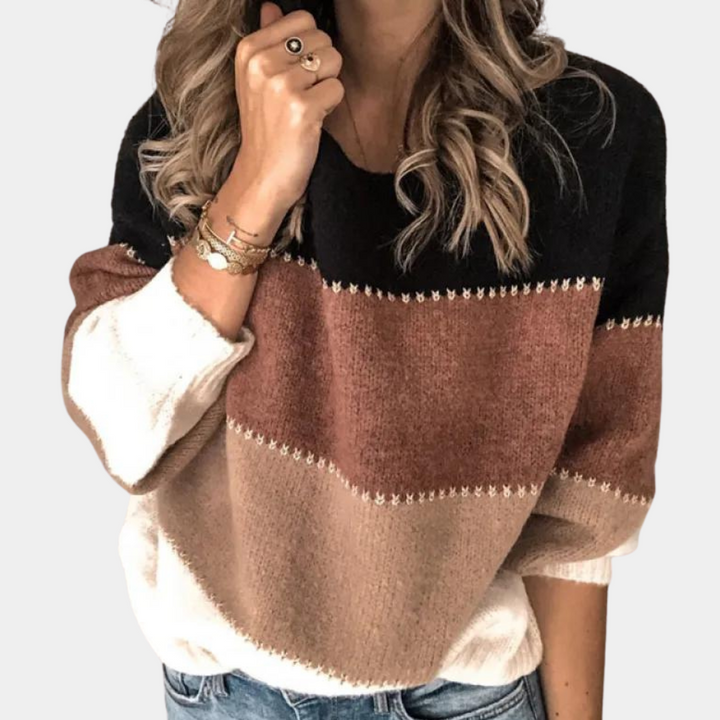 W&W Mode | Stilvoll Gestreifter Pullover Für Damen