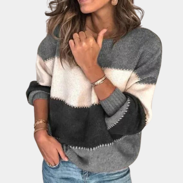 W&W Mode | Stilvoll Gestreifter Pullover Für Damen