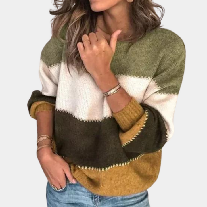 W&W Mode | Stilvoll Gestreifter Pullover Für Damen