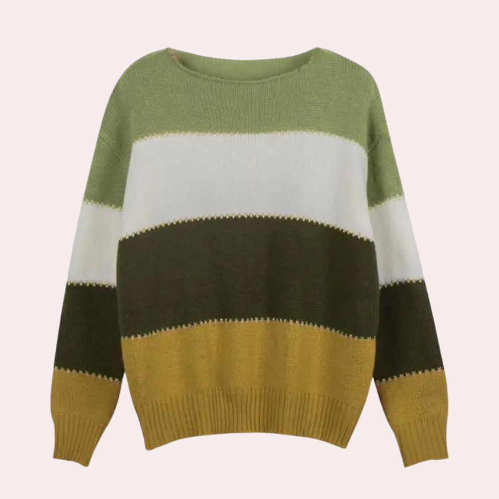 W&W Mode | Stilvoll Gestreifter Pullover Für Damen