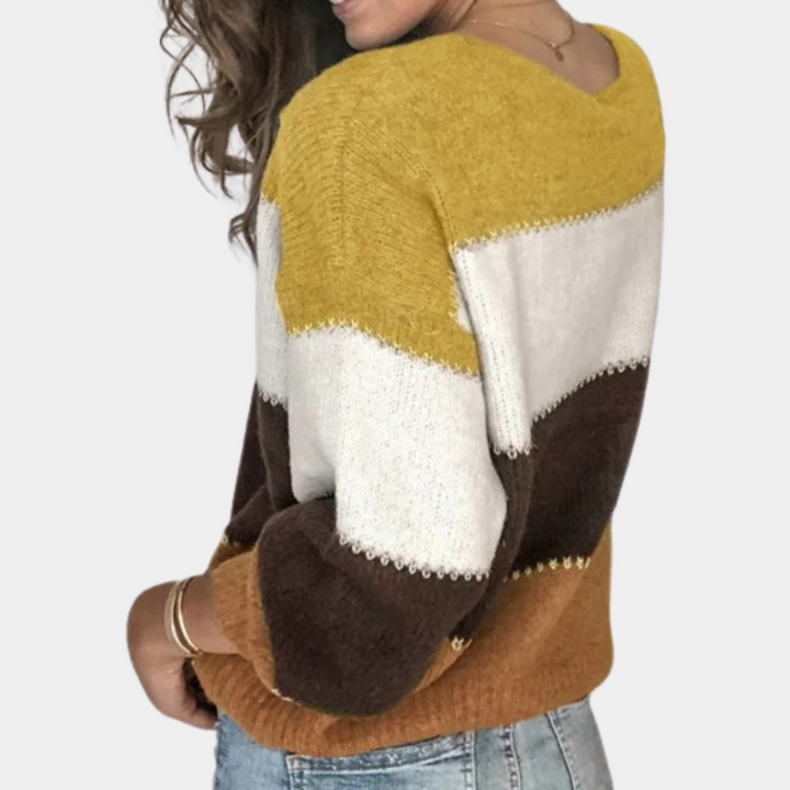 W&W Mode | Stilvoll Gestreifter Pullover Für Damen