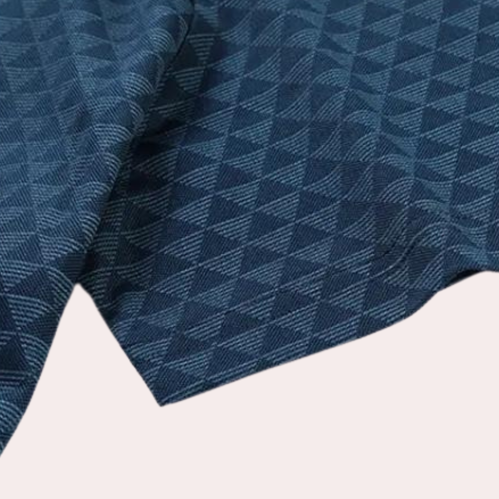 W&W Mode | Atmungsaktives Herren Polo Mit Geometrischem Muster