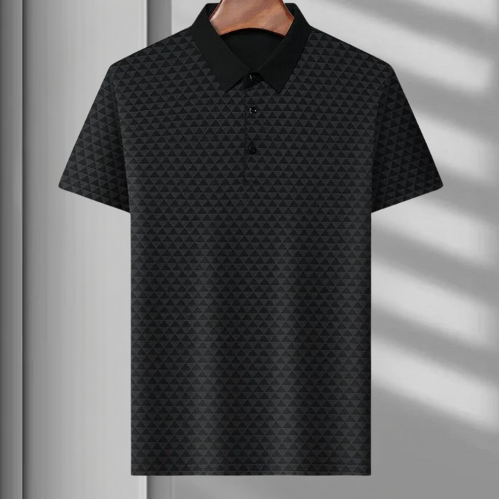 W&W Mode | Atmungsaktives Herren Polo Mit Geometrischem Muster