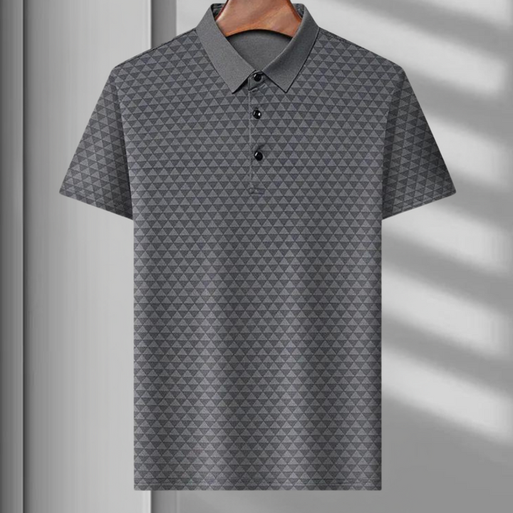 W&W Mode | Atmungsaktives Herren Polo Mit Geometrischem Muster