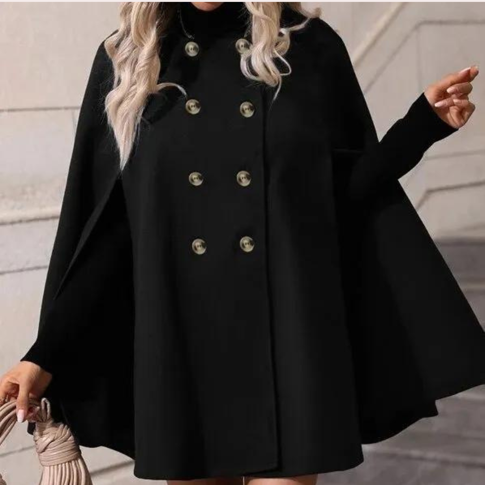 W&W Mode | Luxus Damenmantel mit Cape