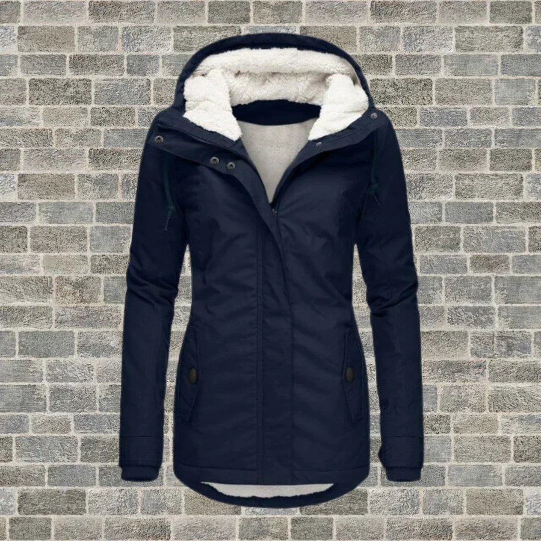 W&W Mode | Modischer Mantel mit Kapuze für Winter und Herbst