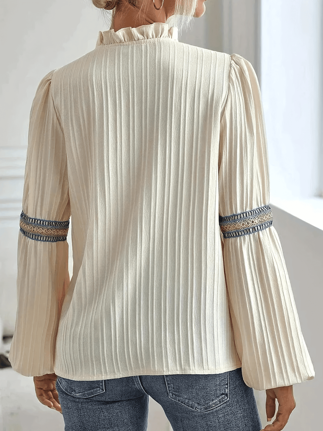 W&W Mode | Spitzen Boho Chic Bluse Für Frauen