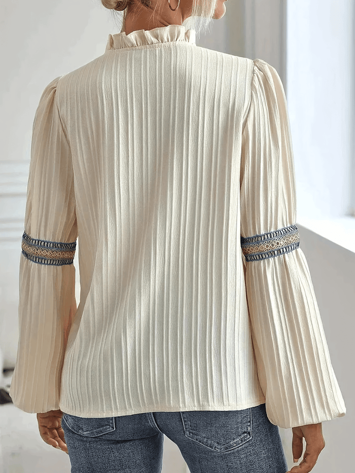 W&W Mode | Spitzen Boho Chic Bluse Für Frauen