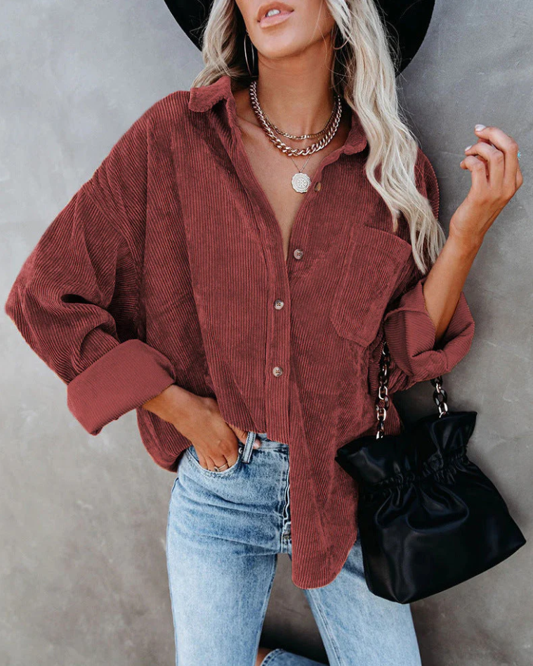 W&W Mode | Weinlese Cordjacke